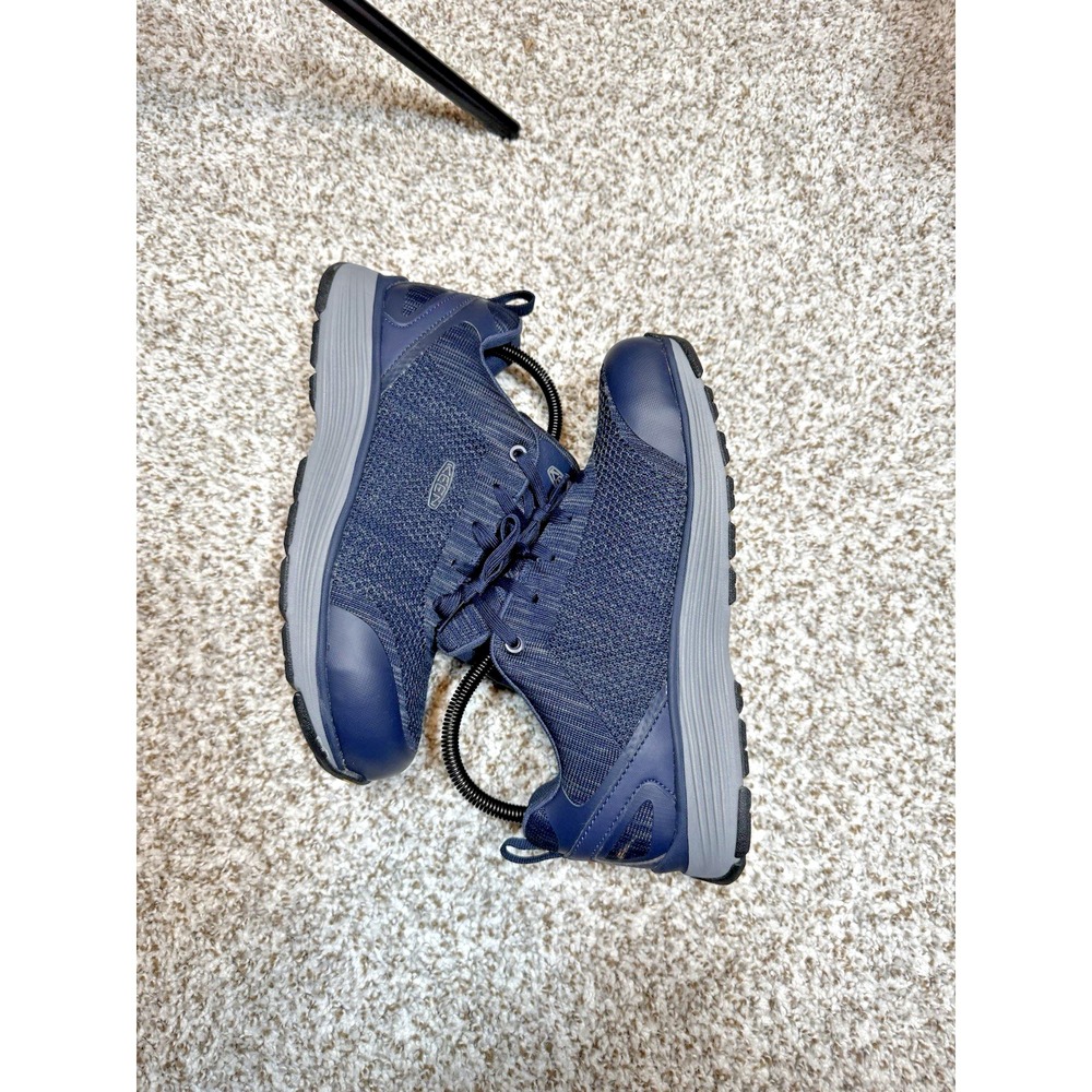 KEEN Utility Men's 9M Navy Blue Sparta Alloy Toe Work Shoes New without‎ Box - Picture 4 of 7